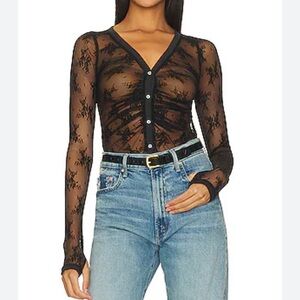 Free People Light Year Bodysuit